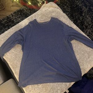Roundtree & Yorke Blue Long Sleeve Tee